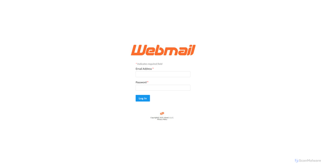 Security scan screenshot of https://bluhst2096cpsess75410338883rdpartyroundcube.weebly.com/