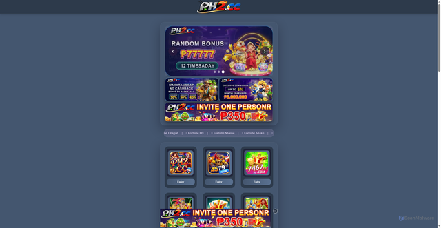 Security scan screenshot of https://ph812game.com/nzgwyjj