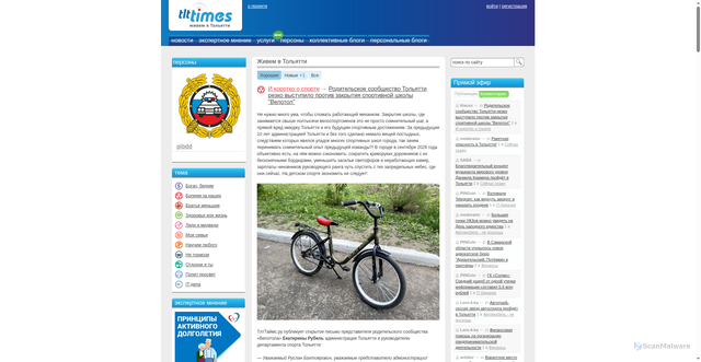 Security scan screenshot of https://tlttimes.ru