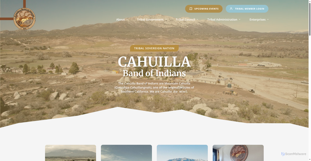 Security scan screenshot of https://cahuilla-nsn.gov/