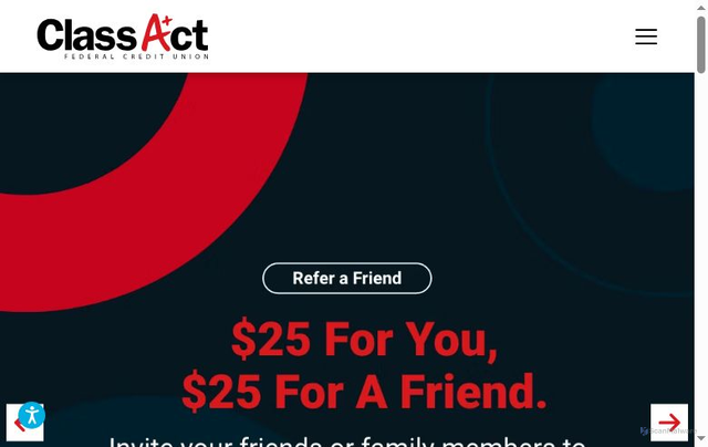 Security scan screenshot of https://www.classact.org/