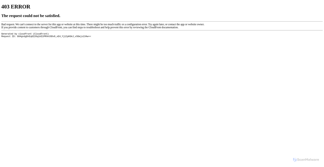 Security scan screenshot of https://tp.5fd53c725-frontier.amazon.com