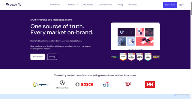 Security scan screenshot of https://brandmaster.com