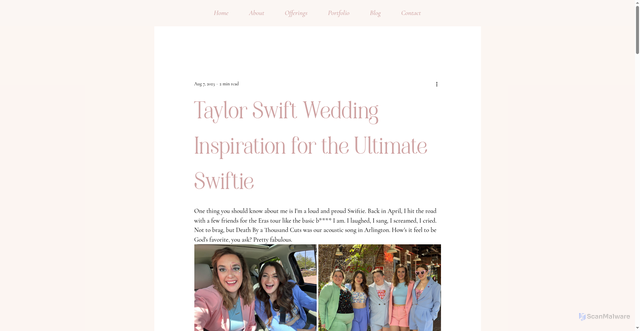 Security scan screenshot of https://www.primpaperco.com/post/taylor-swift-wedding-inspiration