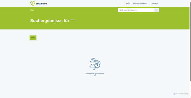 Security scan screenshot of https://sone-support.samas.de/support/search/solutions