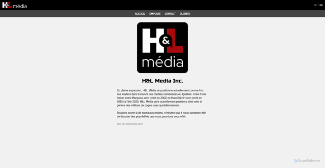 Security scan screenshot of https://www.hetlmedia.com
