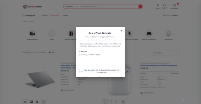 Security scan screenshot of https://allelectromarket.com/shop/?layout_style=list&column=column-5&sidebar=fullwidth