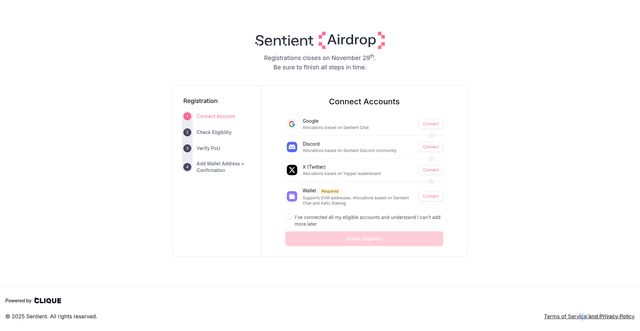 Security scan screenshot of http://airdrop.sentlient.xyz/
