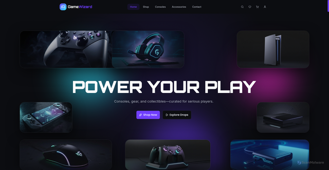 Security scan screenshot of https://gamer-wizard-a4jvgss4yq.edgeone.app/