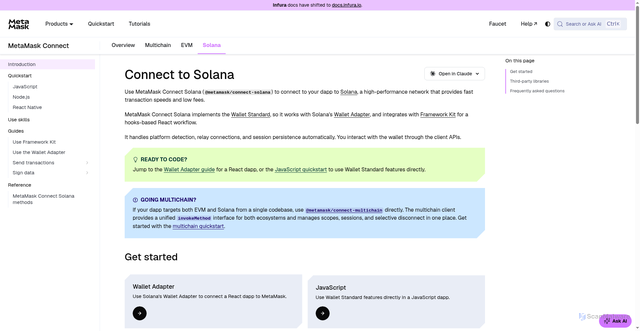 Security scan screenshot of https://metamask-docs-fbv47wj26-consensys-ddffed67.vercel.app/metamask-connect/solana