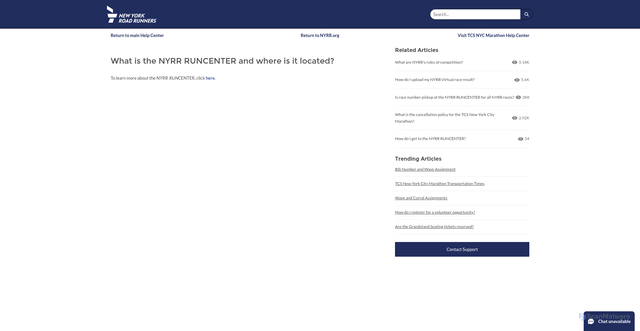 Security scan screenshot of https://nyrr.my.site.com/s/article/what-is-the-nyrr-runcenter-and-where-is-it-located