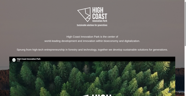 Security scan screenshot of https://highcoastinnovationpark.se