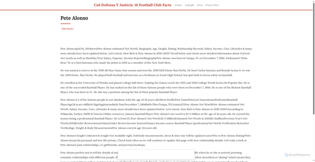 Security scan screenshot of https://picoiumhugo-n37mpymvzy.edgeone.app/23739-pete-alonso.html