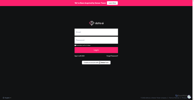 Security scan screenshot of https://www.data.ai/