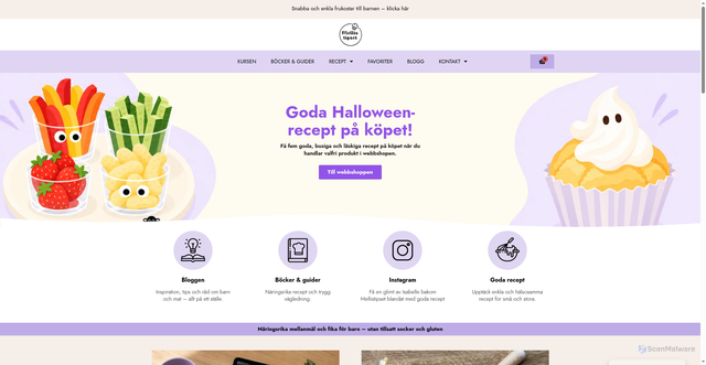 Security scan screenshot of https://grotpinnar.se