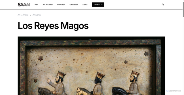 Security scan screenshot of https://americanart.si.edu/artwork/los-reyes-magos-35491