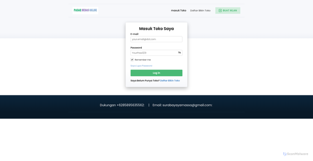 Security scan screenshot of https://tomarketo.com/index.php?page=user&action=profile