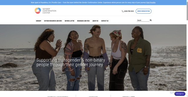 Security scan screenshot of https://www.genderconfirmation.com/