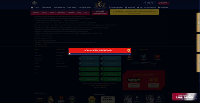 Security scan screenshot of https://meritbet1692.com/scorerules