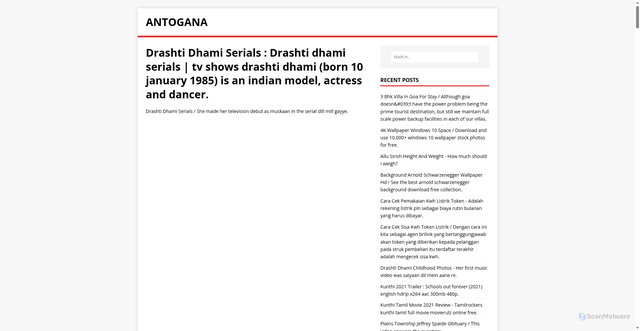 Security scan screenshot of https://anagotan.pages.dev/posts/drashti-dhami-serials/