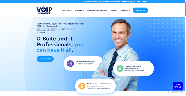 Security scan screenshot of https://voipnetworks.com