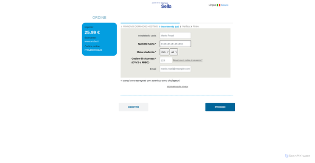 Security scan screenshot of https://didoron.com.ar/cdkm/markez/?20252025teamitalie