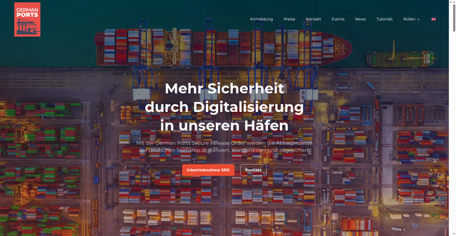 Security scan screenshot of https://germanports.com