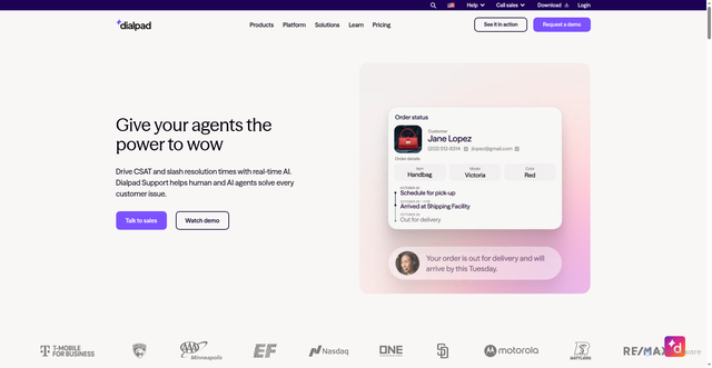 Security scan screenshot of https://us-east.dx.dialpad.com