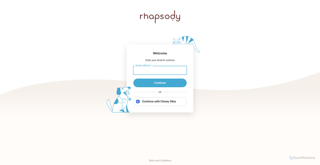 Security scan screenshot of https://pims.rhapsody.vet