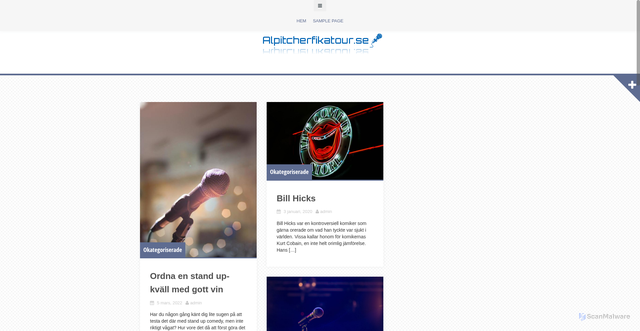 Security scan screenshot of https://alpitcherfikatour.se