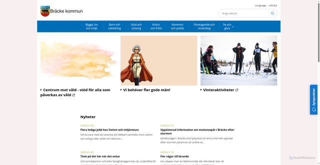 Security scan screenshot of https://www.bracke.se/