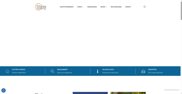 Security scan screenshot of https://www.ghelasmultiservizi.it