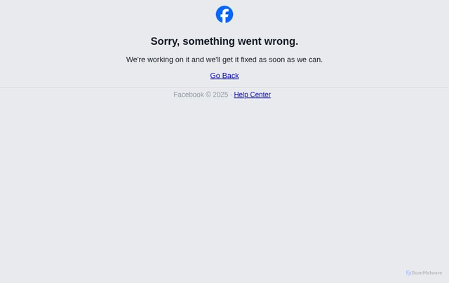 Security scan screenshot of https://lookaside.facebook.com/