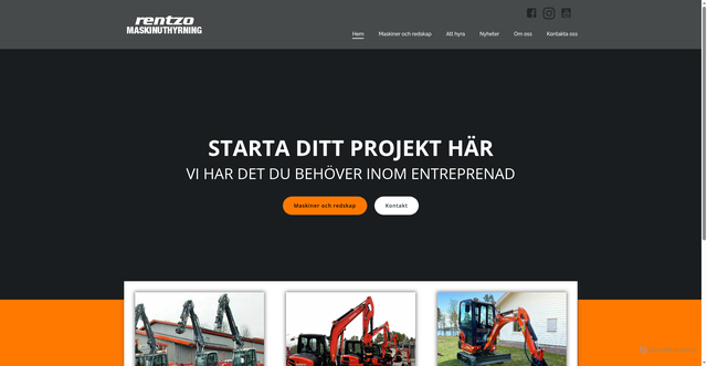Security scan screenshot of https://rentzo.se