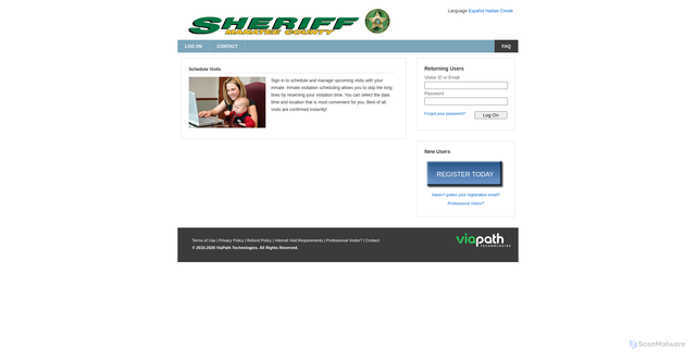 Security scan screenshot of https://manateefl.gtlvisitme.com