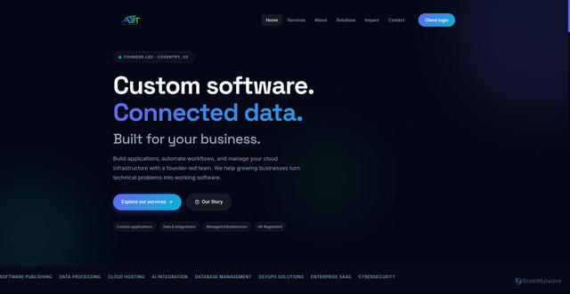 Security scan screenshot of https://attft-website.pages.dev/
