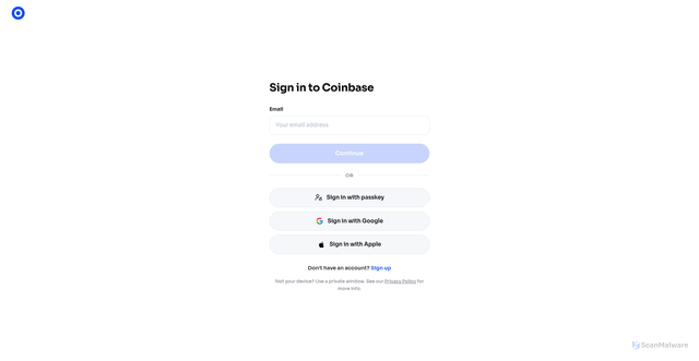 Security scan screenshot of https://www.coinbase-com-wallet.vercel.app/
