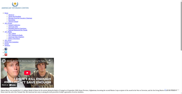 Security scan screenshot of https://americanveteranscenter.org/2021/04/medal-of-honor-recipient-dakota-meyer-hero-of-the-longest-war-in-american-history/
