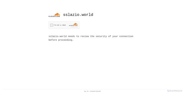 Security scan screenshot of https://sslazio.world