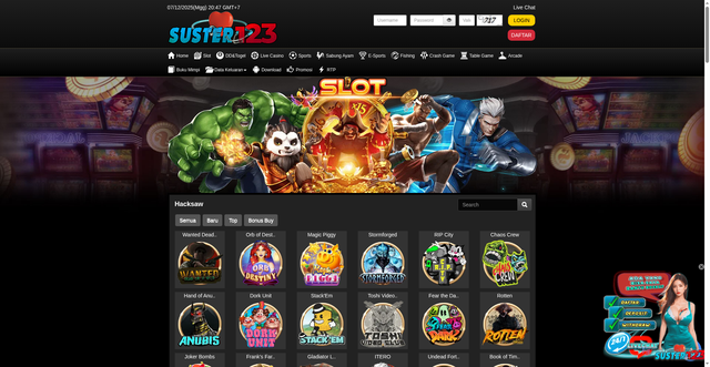 Security scan screenshot of https://apkkerassuster.xyz/desktop/game/slot/hacksaw