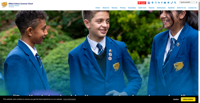 Security scan screenshot of https://www.whgs-academy.org/