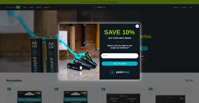 Security scan screenshot of https://paleblueearth.com