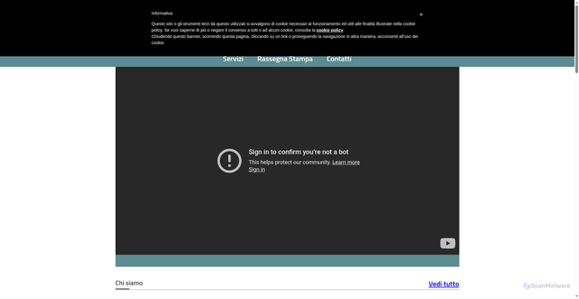 Security scan screenshot of https://www.aspdistrettofidenza.it