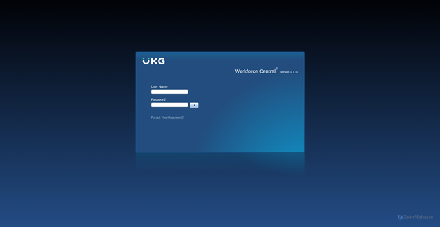 Security scan screenshot of https://coop.kronos.net