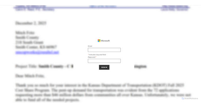 Security scan screenshot of https://smith-county-road-department-supervisor.weebly.com/