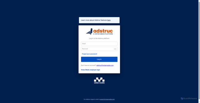 Security scan screenshot of https://adstruc.com