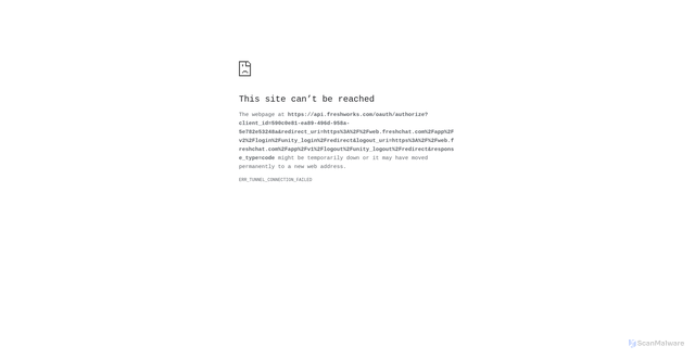 Security scan screenshot of https://config-msdk.freshchat.com