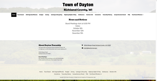 Security scan screenshot of https://daytonrcwi.gov/