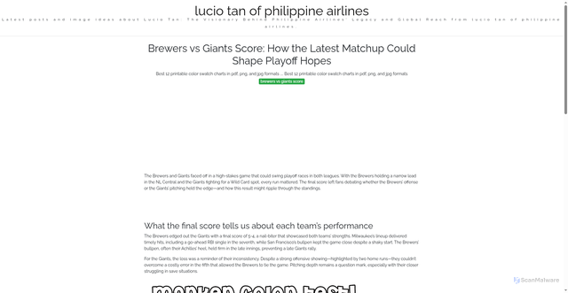 Security scan screenshot of https://urbandailyverse-dpi45pewyddw.edgeone.app/brewers-vs-giants-score.html