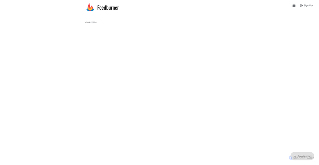 Security scan screenshot of https://feedburner.google.com